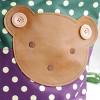 Slickblue Cute Bear Hand-Appliqued Tote Bag for Kids —Multi Color & Sizes, Shoulder Strap, Interior Pocket - 3 of 3