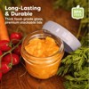 12pk Prep Baby Food Storage Containers, 4 oz Leak-Proof, BPA Free Glass Baby Food Jars for Feeding - 4 of 4