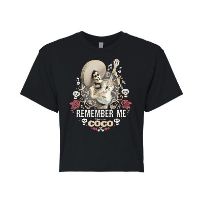 Women's - Coco - Remember Me Ernesto Cropped Graphic T-Shirt