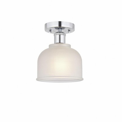 Dayton - 1 Light Semi-Flush Mount In Industrial Style-9.25 Inches Tall and 5.5 Inches Wide
