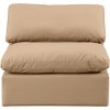 Meridian Furniture,Indulge Vegan Leather Armless Chair - 4 of 4