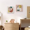 (Set of 2) 16" x 16" Newstalgia Face 1 and 2 by Nikki Chu Canvas Art Prints - Masterpiece Art Gallery: Modern Wall Canvases for Bedroom Decor - 2 of 4
