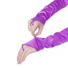 INSPIRE CHIC Women's Fingerless Satin Elbow Long Gloves 1 Pair - 4 of 4
