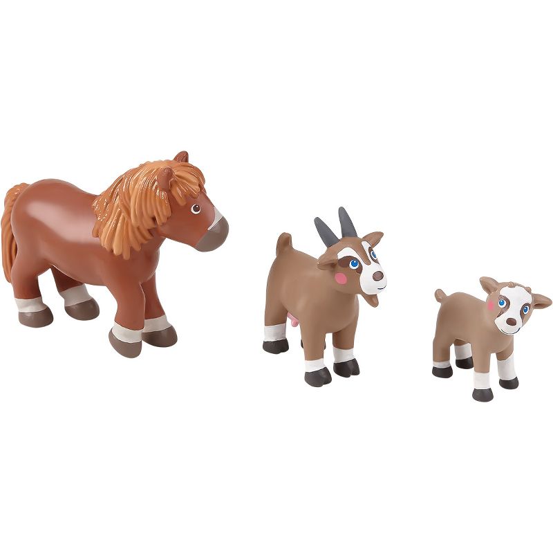 HABA Little Friends Petting Zoo with 3 Exclusive Farm Animal Figures, 2 of 8