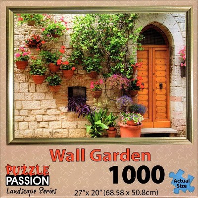 Puzzle Passion Wall Garden 1000 Piece Landscape Jigsaw Puzzle