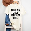 Simply Sage Market Pumpkin Spice Keeps Me Nice Short Sleeve Tee - 3 of 4