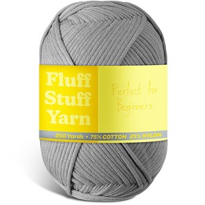 Hearth & Harbor Soft Yarn for Crocheting - Crochet & Knitting Yarn, 250 Yards Amigurumi Yarn, Cotton-Nylon Blend, Worsted Weight Yarn 4 - 1 of 4