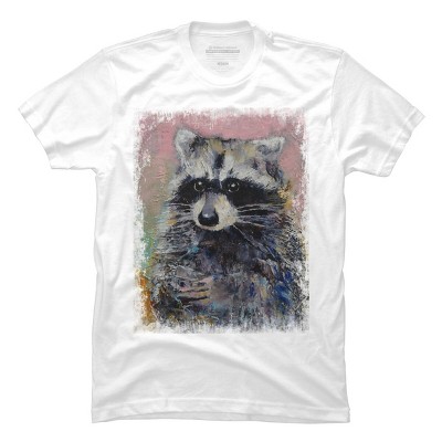 Men's Design By Humans RACCOON By creese T-Shirt