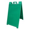 Plasticade Signicade Portable Folding Sidewalk Double Sided Sign Stand, Green - 2 of 4