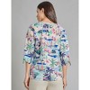 Jones New York V-Neck Print Tie-Sleeve Blouse - 3 of 3
