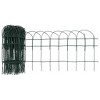 vidaXL Garden Border Fence Powder-coated Iron 32.8'x1.3' - 3 of 3