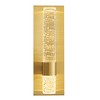 POWLIG 13.7" 1-Light Modern Dimmable Wall Sconces with Crystal Bubble Tube -Full Backplate Design - 3 of 4