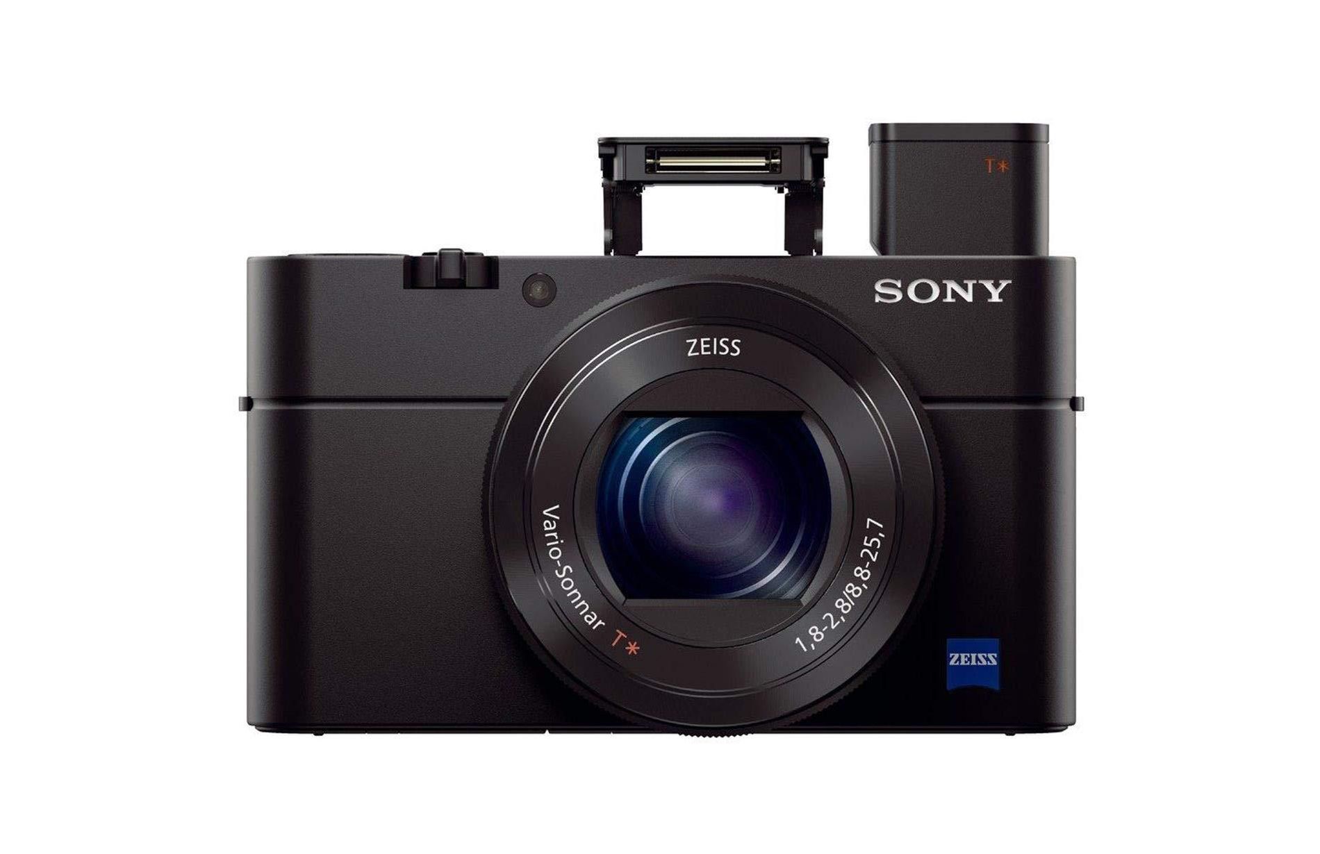 Sony RX100 III 20.1 MP Premium Compact Digital Camera w/1-inch Sensor and 24-70mm F1.8-2.8 ZEISS Zoom Lens (DSCRX100M3/B