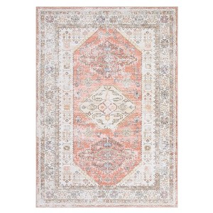 100% Polyester 350g Velvet Weight Folding Bottom-Backed Carpet - Total Weight 1160Gsm, FauxTexture, TPR Washable,Komist Design - 1 of 4