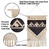 Aoibox Macrame Woven Wall Tapestry Hanging Art, 20" W x 34" H Extra Large Boho Chic Bohemian Decor for Home - 3 of 4