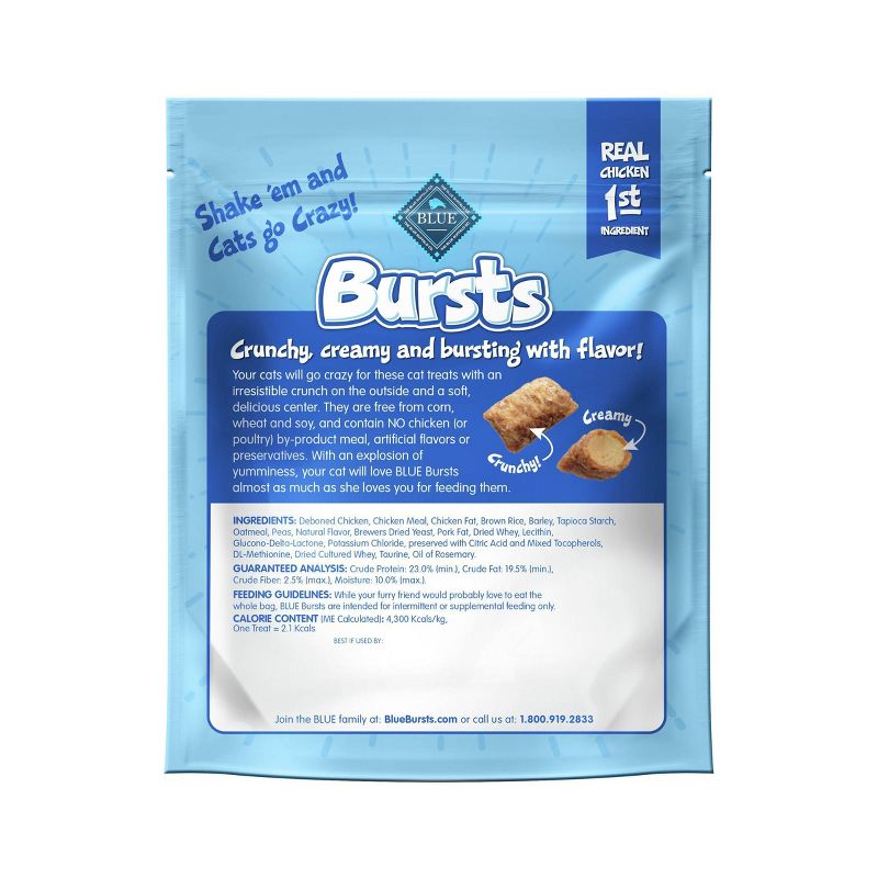 Blue Buffalo Bursts with Chicken Crunchy & Creamy Cat Treats, 3 of 6