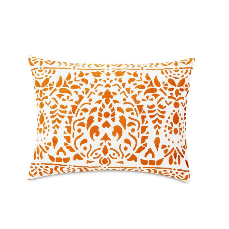 3pc Paloma Comforter Set Orange/White - Laurel & Mayfair, 6 of 10