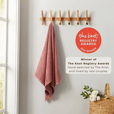 Desert Rose Cotton 6-Piece Textured Towel Set
