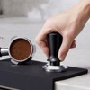 VEVOR Espresso Tamper 53mm, Spring Loaded Coffee Tamper, 30 lbs Tamper Tool Espresso, Stainless Tamper with Non-Slip Grip, Black - 2 of 4
