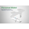 Swtroom Non-Electric Ultra-Slim Bidet Attachment for Toilet Dual Nozzle (Frontal & Rear Wash) with Adjustable Water Pressure White/Silver - 2 of 4