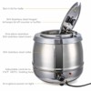 Commercial Soup Warmer, 10.5QT Soup Kettle with Hinged Lid and Detachable Stainless Steel Insert Pot, Suitable for Parties, Restaurants, and Buffets - 3 of 4