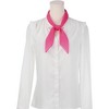 INSPIRE CHIC Women's Solid/Gradient Chiffon Square Soft Sheer Neck Scarves Neckerchief - 2 of 4