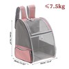 Unique Bargains Pet Backpack Foldable Pet Backpack for Cats and Small Dogs 12.6"x11.02"x16.14" Pink - 2 of 4