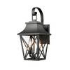 YUHAO Garage Patio Front Door Balcony Anti-Rust Waterproof Outdoor Wall Light Modern  Black(1 PACK) - 4 of 4