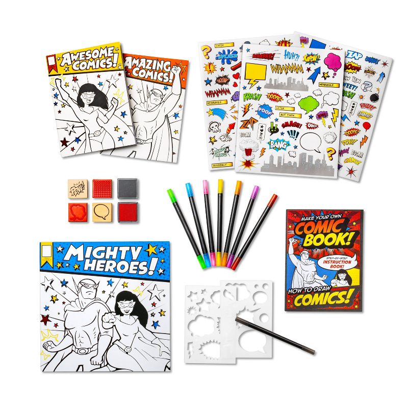 Create-Your-Own Superhero Comic Books Kit - Mondo Llama&#8482;, 3 of 11