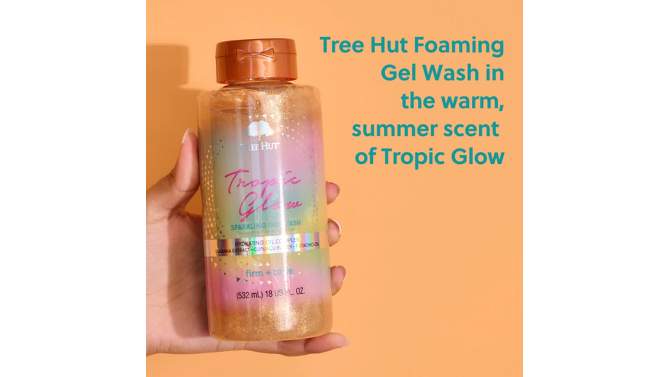 Tree Hut Tropic Glow Foaming Gel Body Wash - 18 fl oz, 2 of 15, play video
