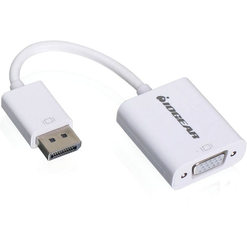 IOGEAR 2-Port USB VGA Cable KVM with DisplayPort Adapters - 2 Computer(s) - 1 Local User(s) - 2048 x 1536 - 2 x USB1 x VGA, 3 of 4