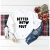 Simply Sage Market Women's Graphic Sweatshirt Better Not Pout Bold Heart - 3 of 3