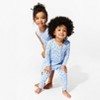 Bellabu Bear Baby Milk and Cookies Blue Bamboo Convertible Footie - 3 of 4