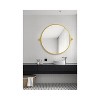 Elegant Lighting Round pivot mirror 24 inch in gold - 2 of 4