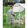 Heavy-Duty Large Outdoor, Waterproof & UV-Resistant Metal Poultry Cage, Backyard Farm Hen House - 4 of 4
