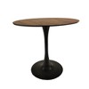 Okak 31.5IN Modern Kitchen Table for 2-4, Round Dining Table with Stable Pedestal Base, Small Table for Living Room, Dining Room - 4 of 4