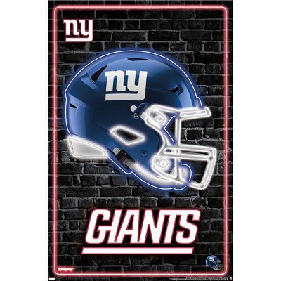 Trends International Nfl New York Giants - Neon Helmet 23 Unframed