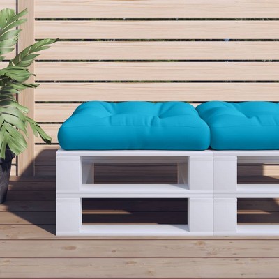 vidaXL Pallet Cushion Blue 19.7"x19.7"x4.7" Fabric