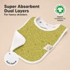 KeaBabies 8-Pack Organic Baby Bibs for Boy, Girl, Drool Bibs, Baby Bib for Girls, Boys,  Newborn Teething Bibs - 4 of 4