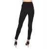 Memoi Women's Pinstripe High-Waist Straight Leg Shaping Leggings - 3 of 4
