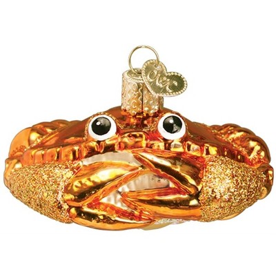 Old World Christmas Glass Blown Christmas Ornament For Christmas Tree, Crab Louie