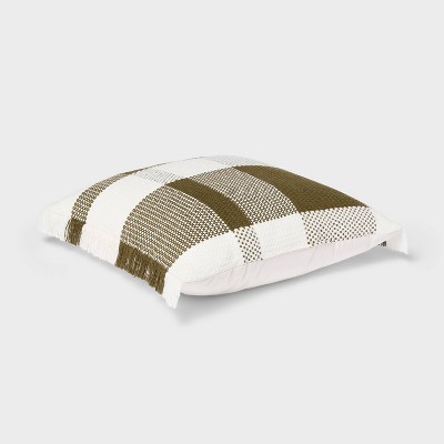 Euro Plaid Decorative Throw Pillow