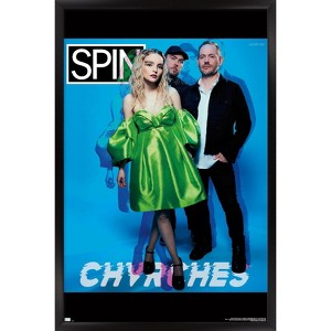Trends International SPIN Magazine - CHVRCHES 21 Framed Wall Poster Prints - 1 of 4