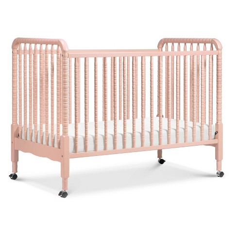 Pink baby crib hotsell