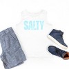 The Juniper Shop Salty Block Distressed Youth Tank Top - 3 of 4