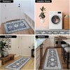 Boersma Kitchen Rugs and Runner Sets of 3, Kitchen Floor Mat Carpet, Washable Non Slip Kitchen Runner Rug, Hallway Doormat for Holiday Home Decor - 4 of 4