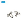 Unique Bargains Brass Rust-proof Durable Leather Belt Scrapbook Binding Chicago Screws 25 Sets - 3 of 4