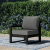 WestinTrends Montara Outdoor HDPE Left Arm Sectional Patio Corner Club Chair with Patio Cushions - 2 of 4