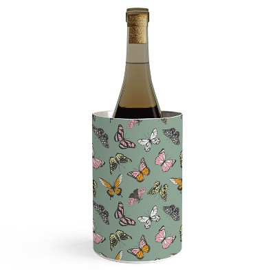 Emanuela Carratoni Wild Butterflies Wine Chiller - Deny Designs