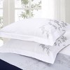 Casual Floral Embroidered Cotton Duvet Cover and Pillow Sham Set by Blue Nile Mills - 3 of 4